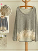 sweet lace pullover