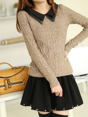 Peter Pan collar sweater