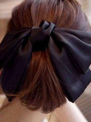 Korean fashion satin hair clip