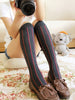 vertical stripes long socks