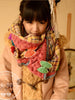 lovely bows and flowers long scarf