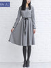 lady houndstooth dress