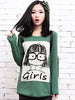 girl wool blended sweater