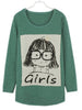 girl wool blended sweater