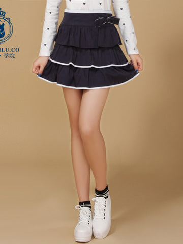 wavy bow tie skirts