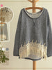 sweet lace pullover