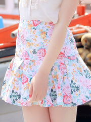 bright bouquet skirt