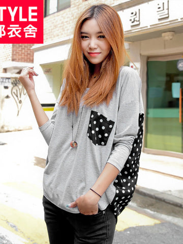 polka dots asymmetric top