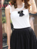 simple beauty mesh top