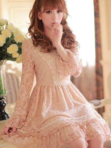 fairy princess lace dress