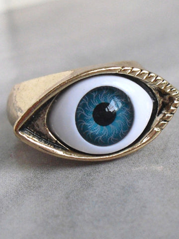 mysterious eye shape rings