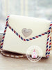 Harajuku love letter transparent envelopes shoulder bag