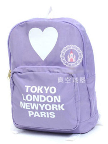 Harajuku tour double shoulder backpack