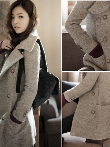 seoul morning wool coat