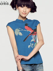 two little birdies Mandarin top