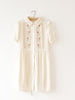 Mori girl embroidery shirt dress