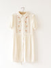 Mori girl embroidery shirt dress