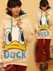 cartoon duck girl hoodie