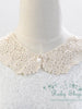 retro girl crocheted collar