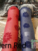 snowflake holiday tights