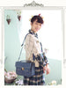 Clearance - scholarly double-pocket satchel