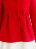 little red charming darling coat