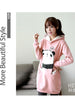 blushing panda hoodie