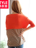 lunch date polka-dotted top