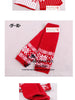 clearance - snowflake three-set scarf hat wristwarmer