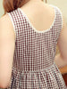 England style lattice embroidery dress