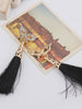 Korean butterfly long tassels earrings