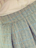 light grey knitted plaid skirt