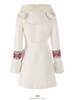 little bear hooded plush coat