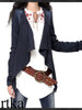 Clearance -  tri-bow embroidery shirt dress