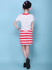 sun and stripes dress