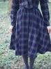 scottish green cotton dress