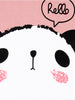 blushing panda hoodie