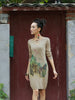 lotus bare collar sweater dress