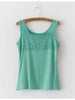 soft lace cotton tank