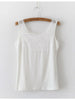 soft lace cotton tank