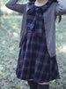 scottish green cotton dress
