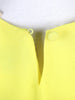 sequined cutout collar chiffon shirt