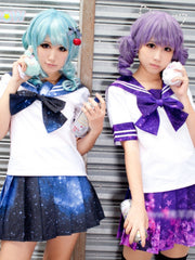 starry sky sailor top (short sleeve)