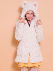 little bear plush coat
