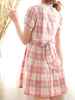 somewhere we belong plaid dress