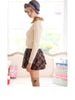 leopard collar sweater