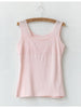 soft lace cotton tank