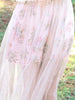 vintage garden sheer double-layered skirt