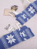 winter snowflake reindeer  mittens
