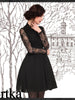 simple luxury lace dress